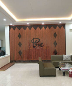 Mẫu Rèm Hạt Gỗ Che Bàn Thờ WBT15