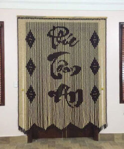 Mẫu Rèm Hạt Gỗ Che Bàn Thờ WBT24