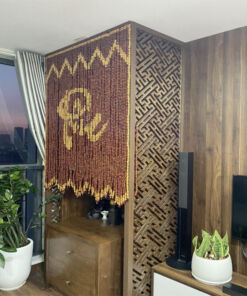 Rèm Hạt Gỗ Hương Cao Cấp