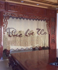 Rèm Hạt Gỗ Phong Thủy Đơn Giản Mà Đẹp