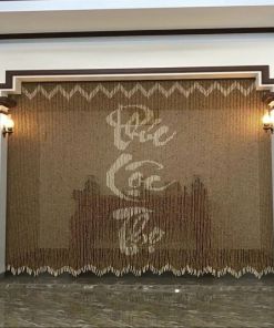 Mẫu Rèm Hạt Gỗ Che Bàn Thờ WBT06