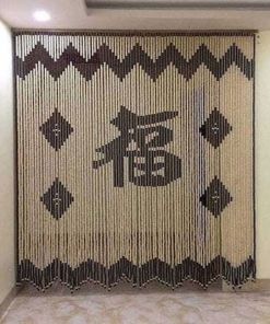 Mẫu Rèm Hạt Gỗ Che Bàn Thờ WBT03