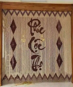 Rèm Hạt Gỗ Treo Cửa Ra Vào