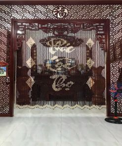 Mẫu Rèm Hạt Gỗ Che Bàn Thờ WBT02