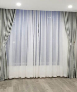 Rèm Vải Hoa Văn Chìm Cách Nhiệt Tối Ưu