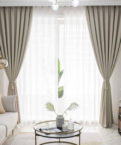 Rèm Vải Chống Nắng Một Màu - Rèm Vải Dày Rẻ Đẹp