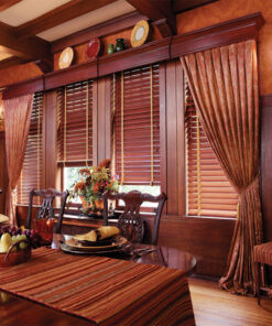 Rèm Sáo Nhựa Giả Gỗ Tự Nhiên – Bền Màu, Chống Cong Vênh